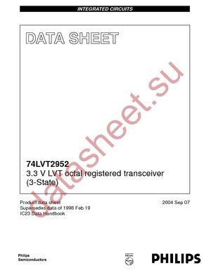 74LVT2952PW,112 datasheet  